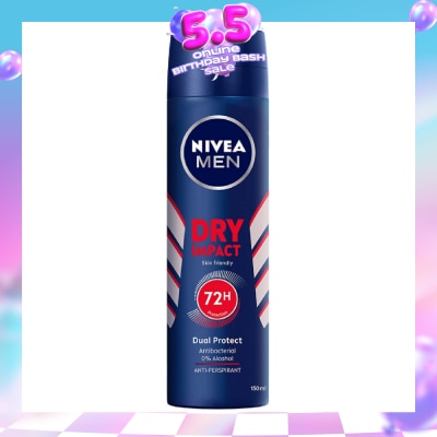 NIVEA - Deo (M) Spray Dry Impact 150ml