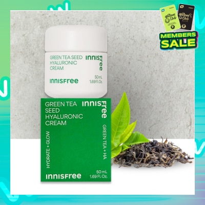 INNISFREE Green Tea Seed Hyaluronic Acid Cream 50ml (Expiry: Apr`2026)