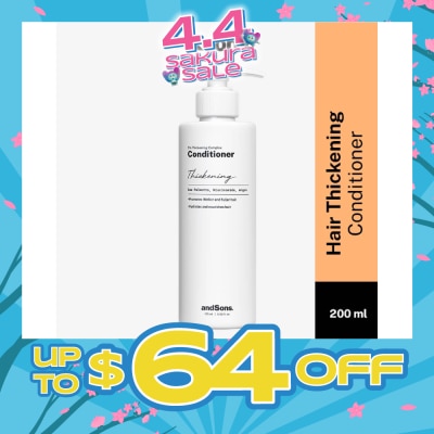 ANDSONS - Anti Hair Loss 5% Thickening Complex Conditioner (For Men's Hair Growth) 200ml