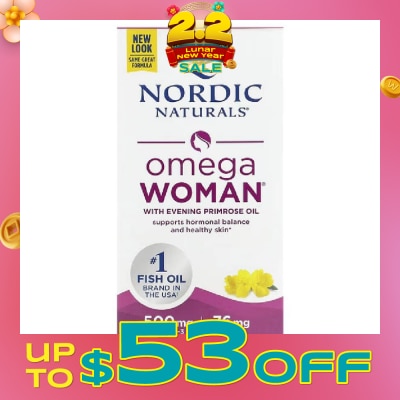 NORDIC NATURALS Omega Woman Fish Oil Softgel 120s