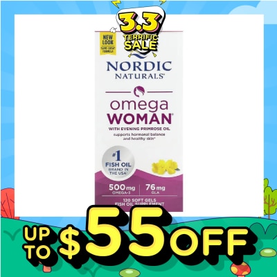 NORDIC NATURALS Omega Woman Fish Oil Softgel 120s
