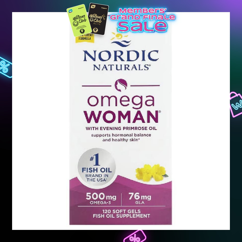 Omega Woman Fish Oil Softgel 120s (Expiry: Feb`2026)