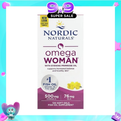NORDIC NATURALS - Omega Woman Fish Oil Softgel 120s image