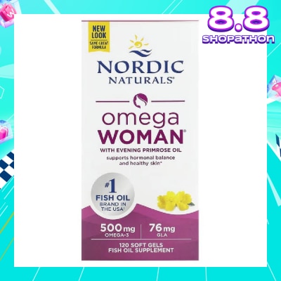 NORDIC NATURALS Omega Women Softgel (Promote Women’s Skin Health, Hormonal Balance And Overall Wellness) 120s