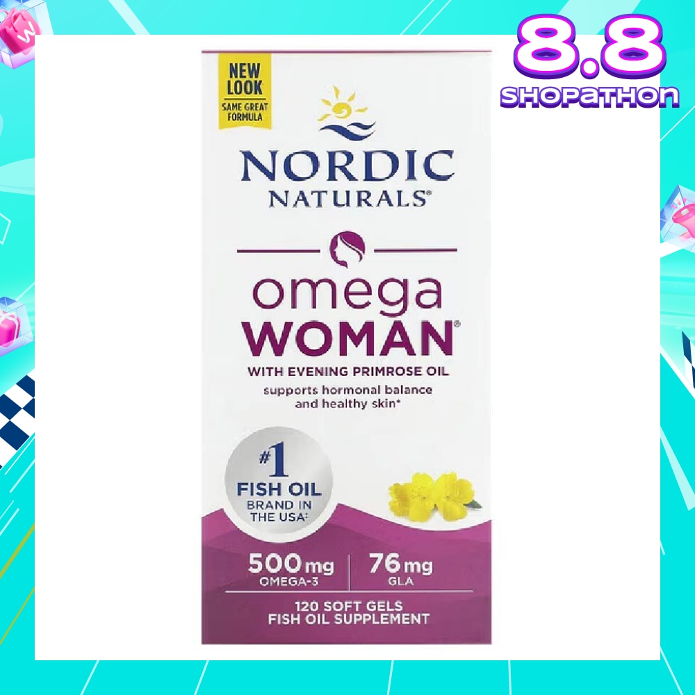 Omega Women Softgel (Promote Women’s Skin Health, Hormonal Balance And Overall Wellness) 120s