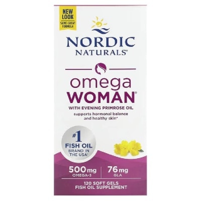 NORDIC NATURALS Omega Women Softgel (Promote Women’s Skin Health, Hormonal Balance And Overall Wellness) 120s