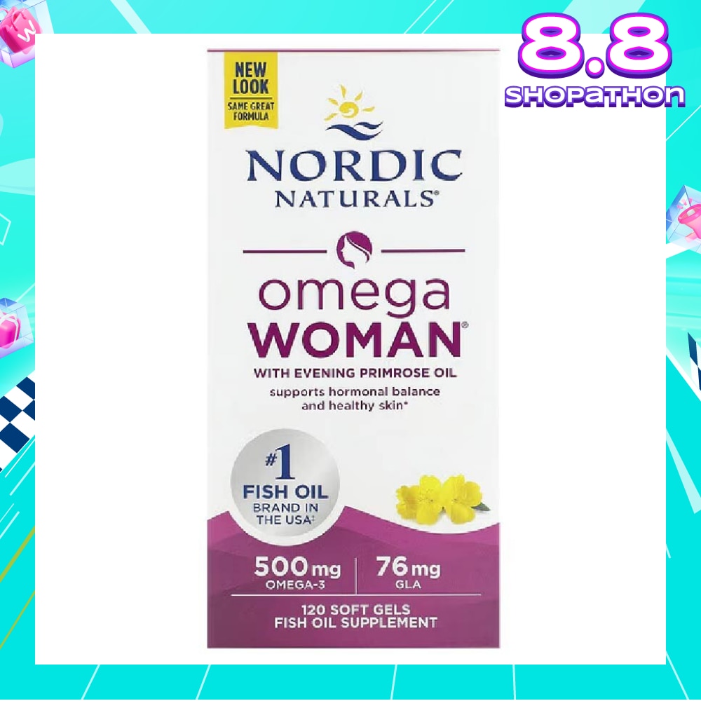 Omega Women Softgel (Promote Women’s Skin Health, Hormonal Balance And Overall Wellness) 120s