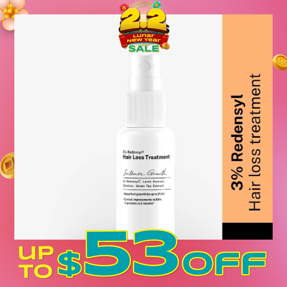 Hair Growth 3% Redensyl Hair Loss Treatment Serum (For Men's Hair Growth) 60ml)