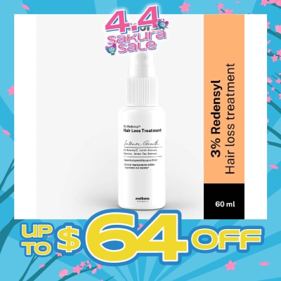 ANDSONS - Hair Growth 3% Redensyl Hair Loss Treatment Serum (For Men's Hair Growth) 60ml)