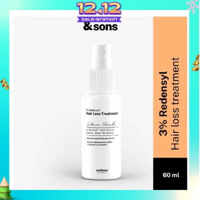 ANDSONS Hair Growth 3% Redensyl Hair Loss Treatment Serum (For Men's Hair Growth) 60ml)