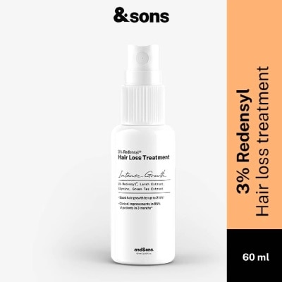 ANDSONS Hair Growth 3% Redensyl Hair Loss Treatment Serum (For Men's Hair Growth) 60ml)