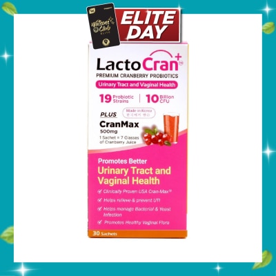 LACTOCRAN Premium Cranberry Probiotics 30s image
