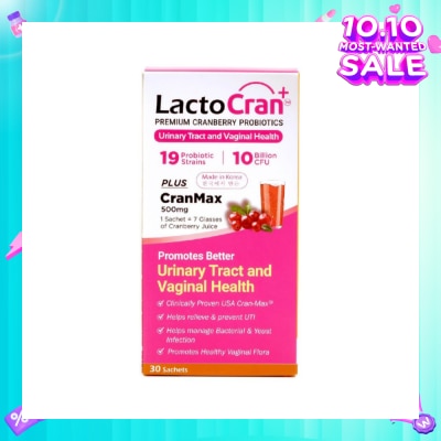 LACTOCRAN Premium Cranberry Probiotics 30s