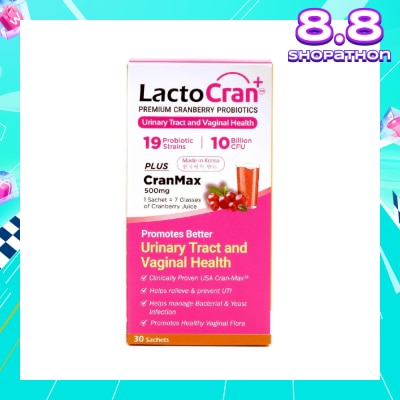 LACTOCRAN Premium Cranberry Probiotics 30s