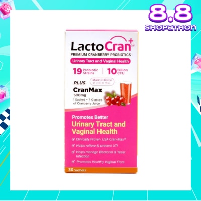 LACTOCRAN Premium Cranberry Probiotics 30s