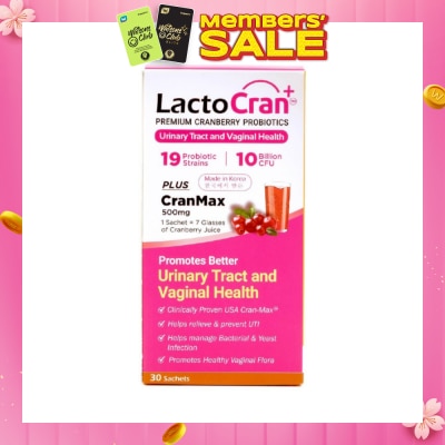 LACTOCRAN [CNY] Premium Cranberry Probiotics 30s