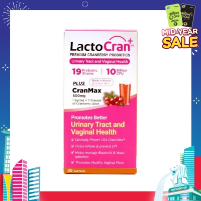 LACTOCRAN Premium Cranberry Probiotics 30s