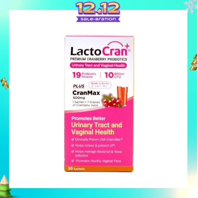 LACTOCRAN Premium Cranberry Probiotics 30s