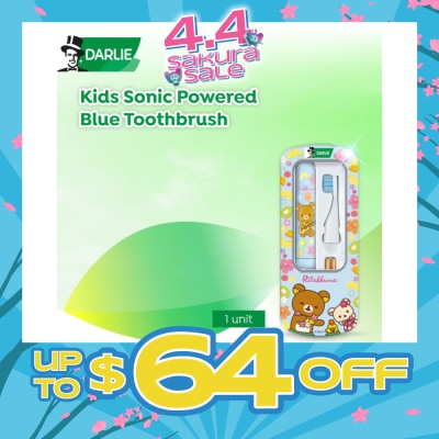 DARLIE - Jolly Junior Kids Sonic Battery Electric Toothbrush Blue (For 4+ years) 1s