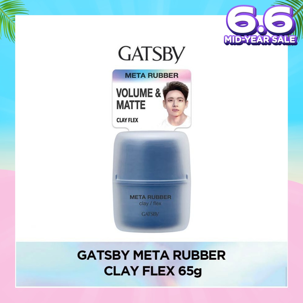 Meta Rubber Clay Flex (Creates Long Lasting Volume To Your Hair With Its High Holding Power And Matte Texture) 65g