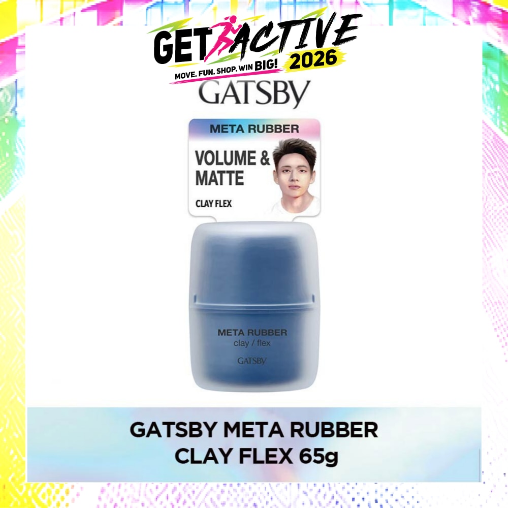 Meta Rubber Clay Flex (Creates Long Lasting Volume To Your Hair With Its High Holding Power And Matte Texture) 65g image