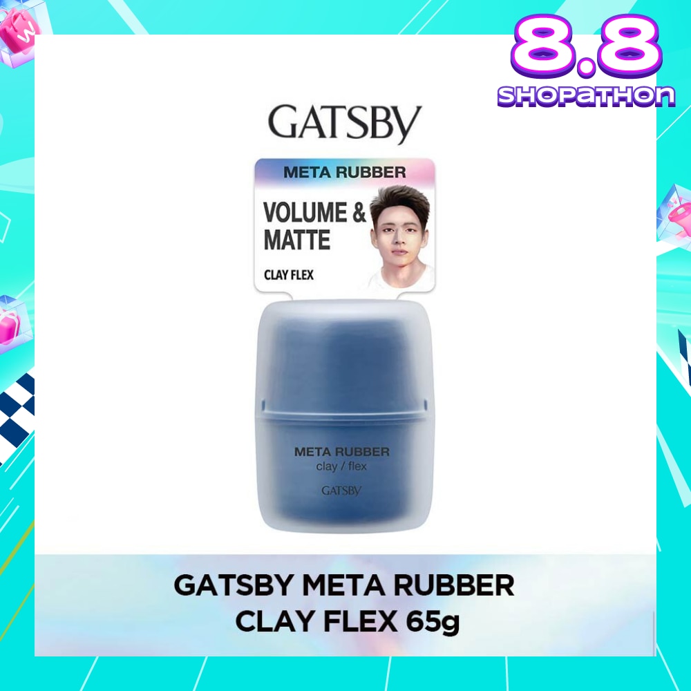 Meta Rubber Clay Flex (Creates Long Lasting Volume To Your Hair With Its High Holding Power And Matte Texture) 65g