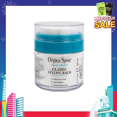 ORIGINAL SPROUT Classic Styling Balm (Long Lasting Hold And Is Ideal For Styling Curls) 1.7oz