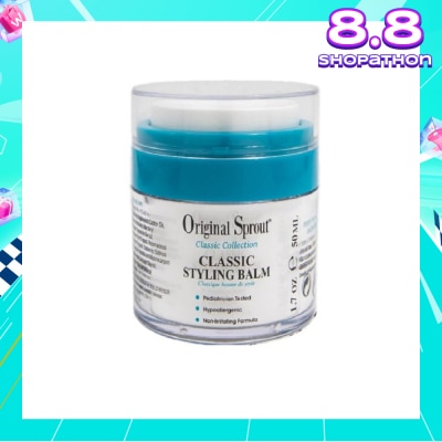 ORIGINAL SPROUT Classic Styling Balm (Long Lasting Hold And Is Ideal For Styling Curls) 1.7oz