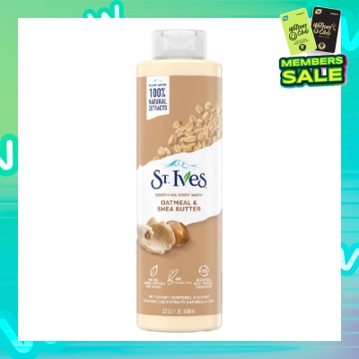 ST IVES Soothing Body Wash Oatmeal And Shea Butter (100% Natural Oatmeal And Shea Butter Extracts) 650ml