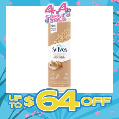 ST IVES - Soothing Body Wash Oatmeal And Shea Butter (100% Natural Oatmeal And Shea Butter Extracts) 650ml