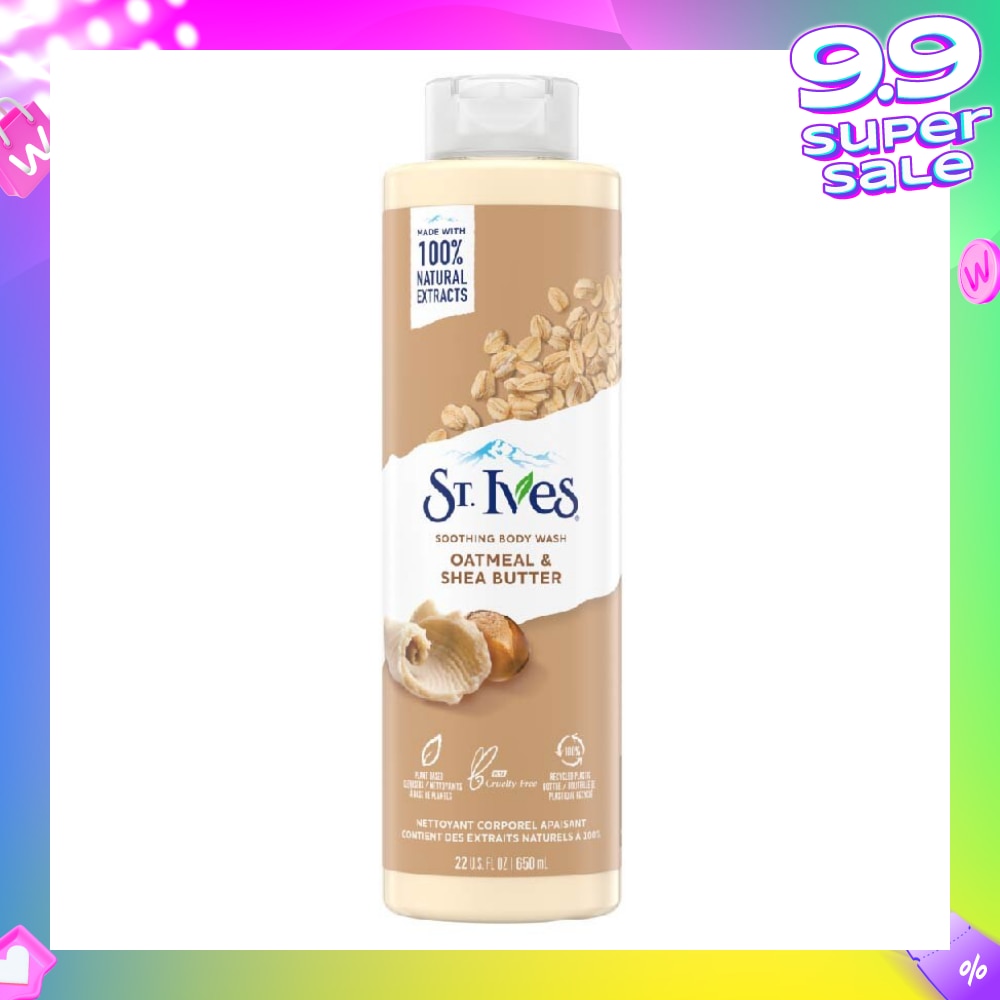 Soothing Body Wash Oatmeal And Shea Butter (100% Natural Oatmeal And Shea Butter Extracts) 650ml
