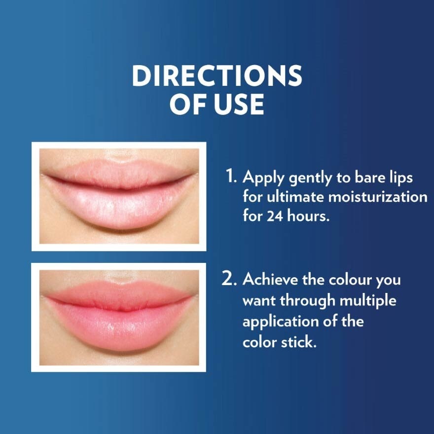 Lip Care Colour And Care Blooming Pink (24 Hrs Of Moisturization And A Hint Of Natural Colour With Manuka Honey) 3g