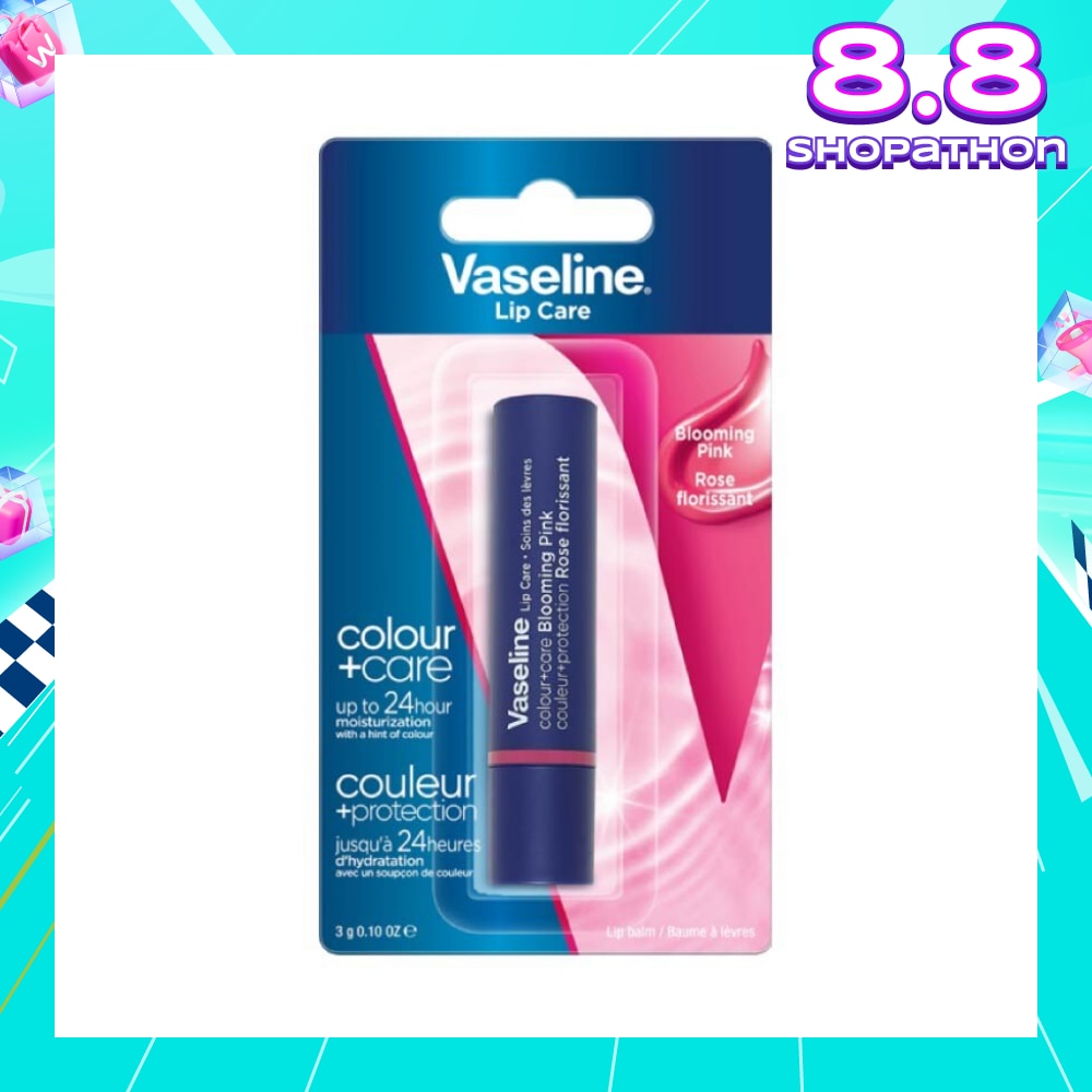 Lip Care Colour And Care Blooming Pink (24 Hrs Of Moisturization And A Hint Of Natural Colour With Manuka Honey) 3g