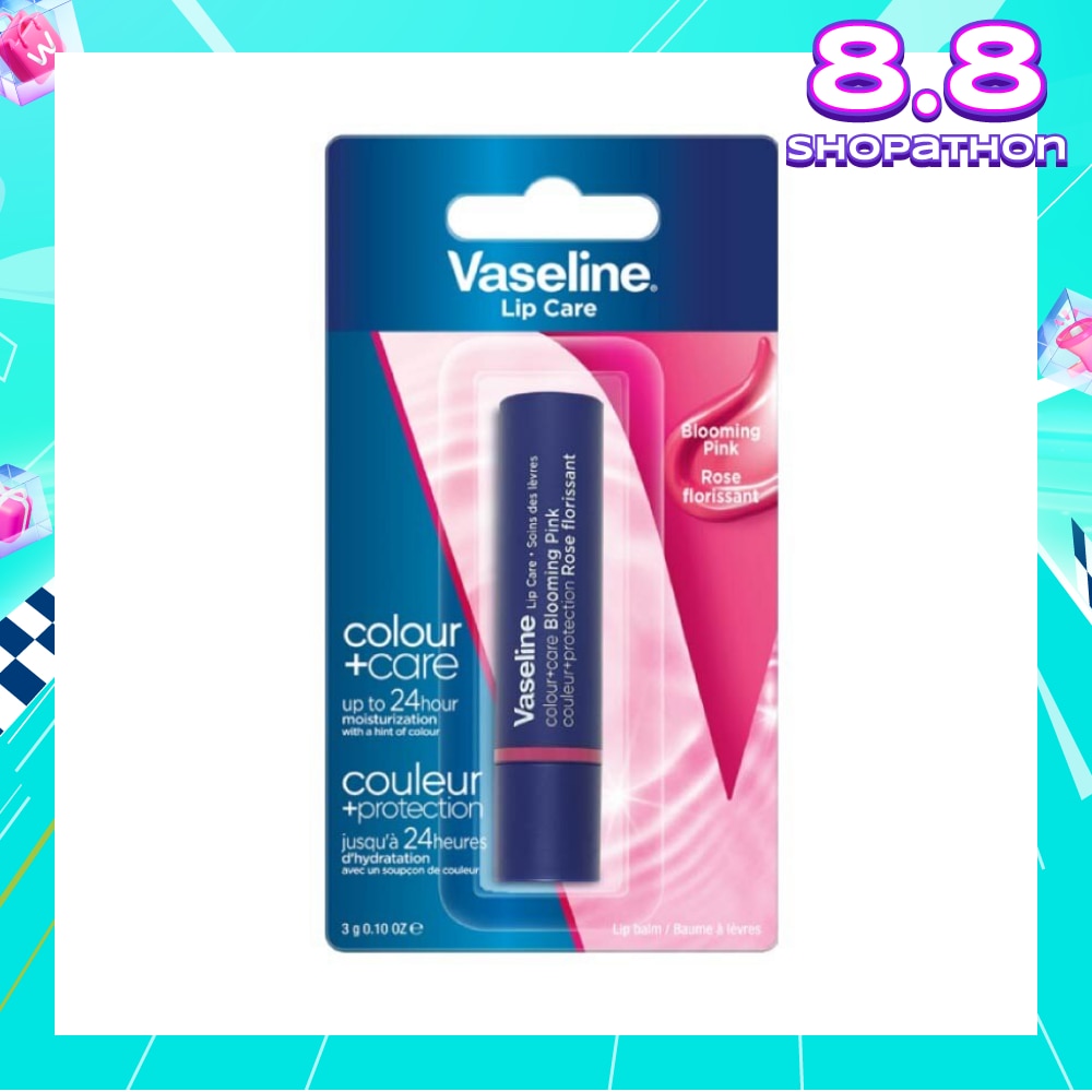Lip Care Colour And Care Blooming Pink (24 Hrs Of Moisturization And A Hint Of Natural Colour With Manuka Honey) 3g
