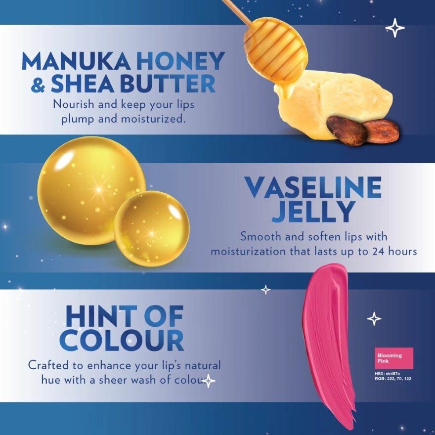 Lip Care Colour And Care Kissing Red (24Hrs Of Moisturization And A Hint Of Natural Colour With Manuka Honey) 3g