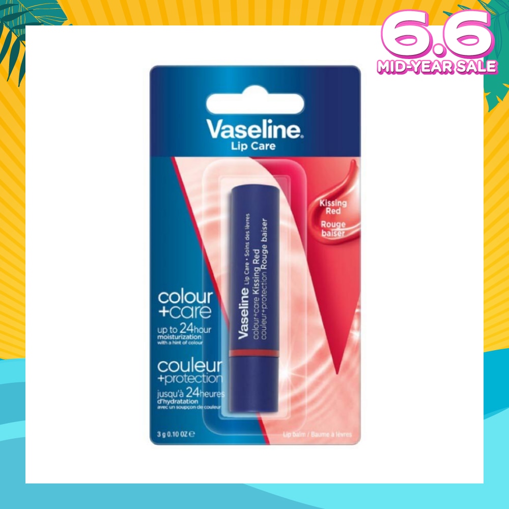 Lip Care Colour And Care Kissing Red (24Hrs Of Moisturization And A Hint Of Natural Colour With Manuka Honey) 3g