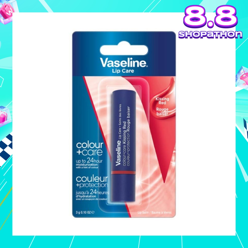 Lip Care Colour And Care Kissing Red (24Hrs Of Moisturization And A Hint Of Natural Colour With Manuka Honey) 3g