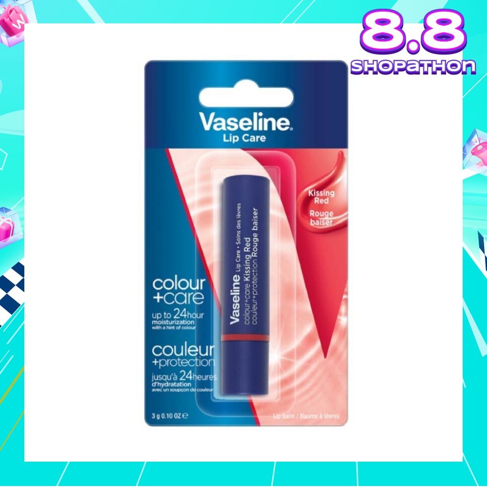 Lip Care Colour And Care Kissing Red (24Hrs Of Moisturization And A Hint Of Natural Colour With Manuka Honey) 3g