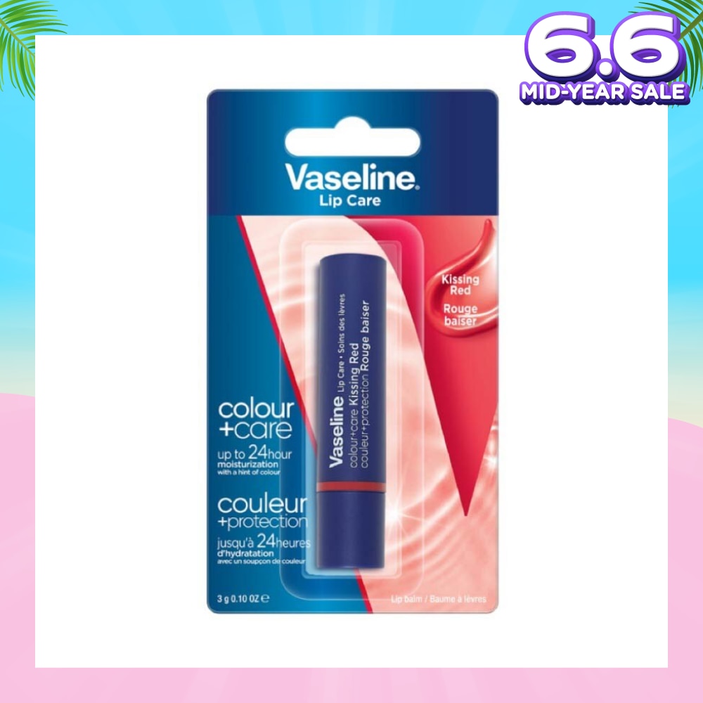 Lip Care Colour And Care Kissing Red (24Hrs Of Moisturization And A Hint Of Natural Colour With Manuka Honey) 3g