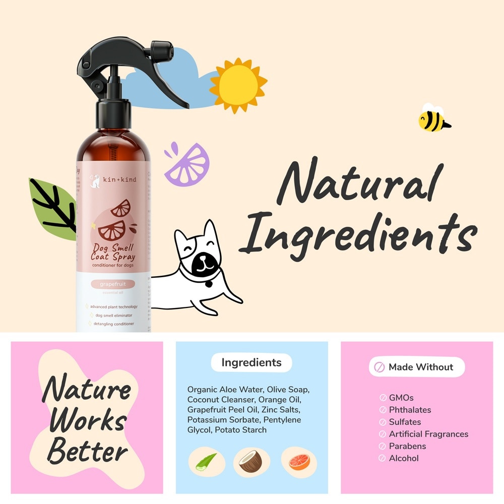 Dog Smell Coat Spray Grapefruit 354ml