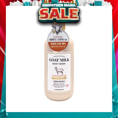 SHOWERMATE - Goat Milk Body Wash (Moisturizing, Soothing Capacity And Nourishing Manuka Honey That Helps Keep Skin Healthy) 800ml
