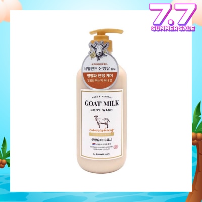 SHOWERMATE Goat Milk Body Wash (Moisturizing, Soothing Capacity And Nourishing Manuka Honey That Helps Keep Skin Healthy) 800ml