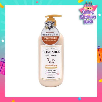 SHOWERMATE Goat Milk Body Wash (Moisturizing, Soothing Capacity And Nourishing Manuka Honey That Helps Keep Skin Healthy) 800ml