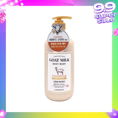 SHOWERMATE Goat Milk Body Wash (Moisturizing, Soothing Capacity And Nourishing Manuka Honey That Helps Keep Skin Healthy) 800ml