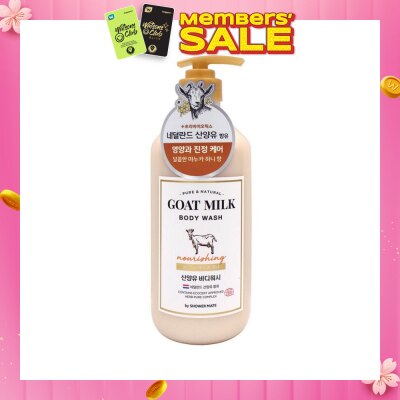 SHOWERMATE Goat Milk Body Wash (Moisturizing, Soothing Capacity And Nourishing Manuka Honey That Helps Keep Skin Healthy) 800ml