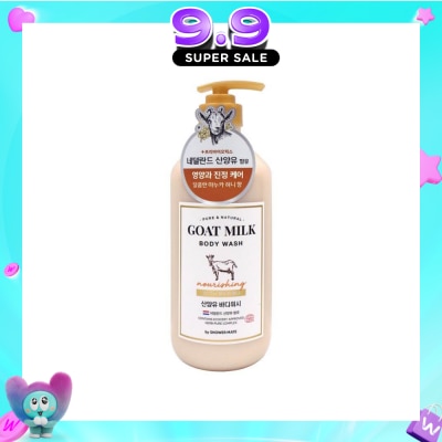 SHOWERMATE - Goat Milk Body Wash (Moisturizing, Soothing Capacity And Nourishing Manuka Honey That Helps Keep Skin Healthy) 800ml image