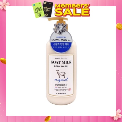 SHOWERMATE Goat Milk Body Wash (Original), Contains Prebiotics And Leaves Skin Healthy And Vibrant 800ml
