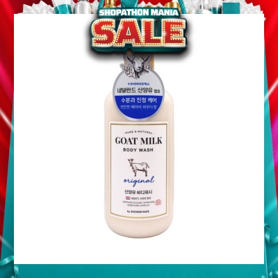 SHOWERMATE - Goat Milk Body Wash (Original), Contains Prebiotics And Leaves Skin Healthy And Vibrant 800ml