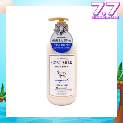 SHOWERMATE Goat Milk Body Wash (Original), Contains Prebiotics And Leaves Skin Healthy And Vibrant 800ml