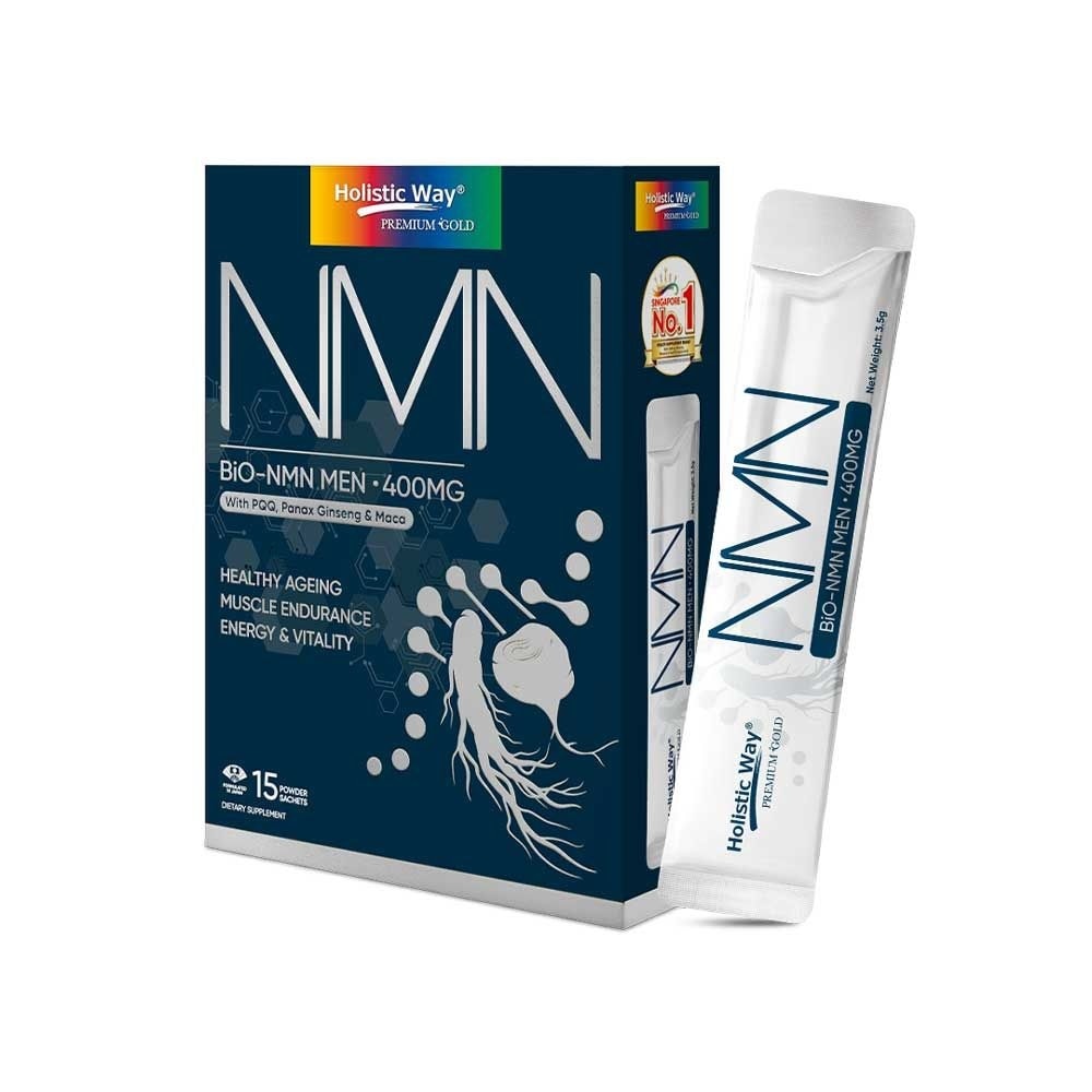 Bio-NMN Men 400mg For Healthy Ageing, Muscle Endurance, Energy, and Vitality 3.5g x 15s